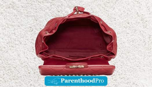 Pre-Loved Red Quilted Lambskin Urban Spirit Backpack Small