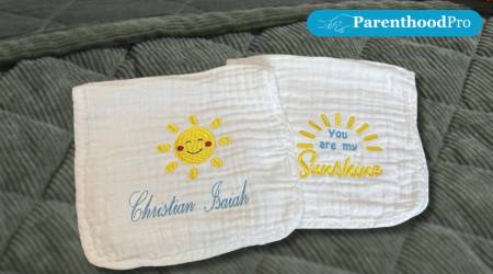 The Burp Cloth Cute Castle CC-BURP