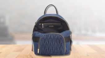 Miu Miu Pre-Loved Blue Denim Backpack Review
