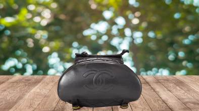 Pre-Loved Black Quilted Lambskin Classic Backpack Medium
